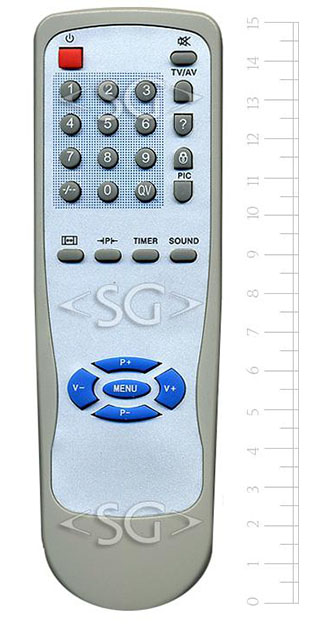 Пульт дистанционного управления для RECORD R-1 (M-105) /AKAI / HYUNDAI /NOVEX CT1464, CT2164FS